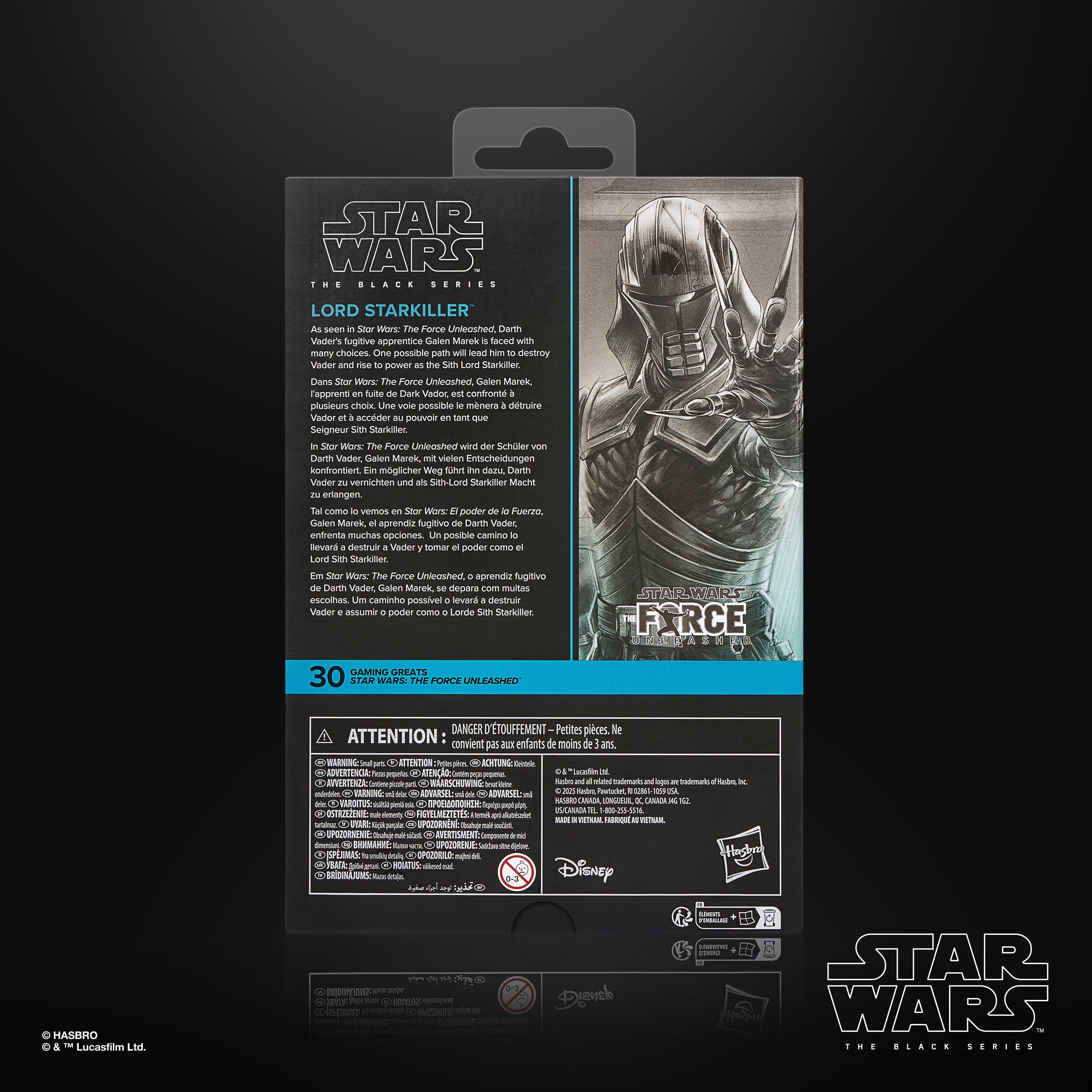 STAR WARS The Black Series Lord Starkiller