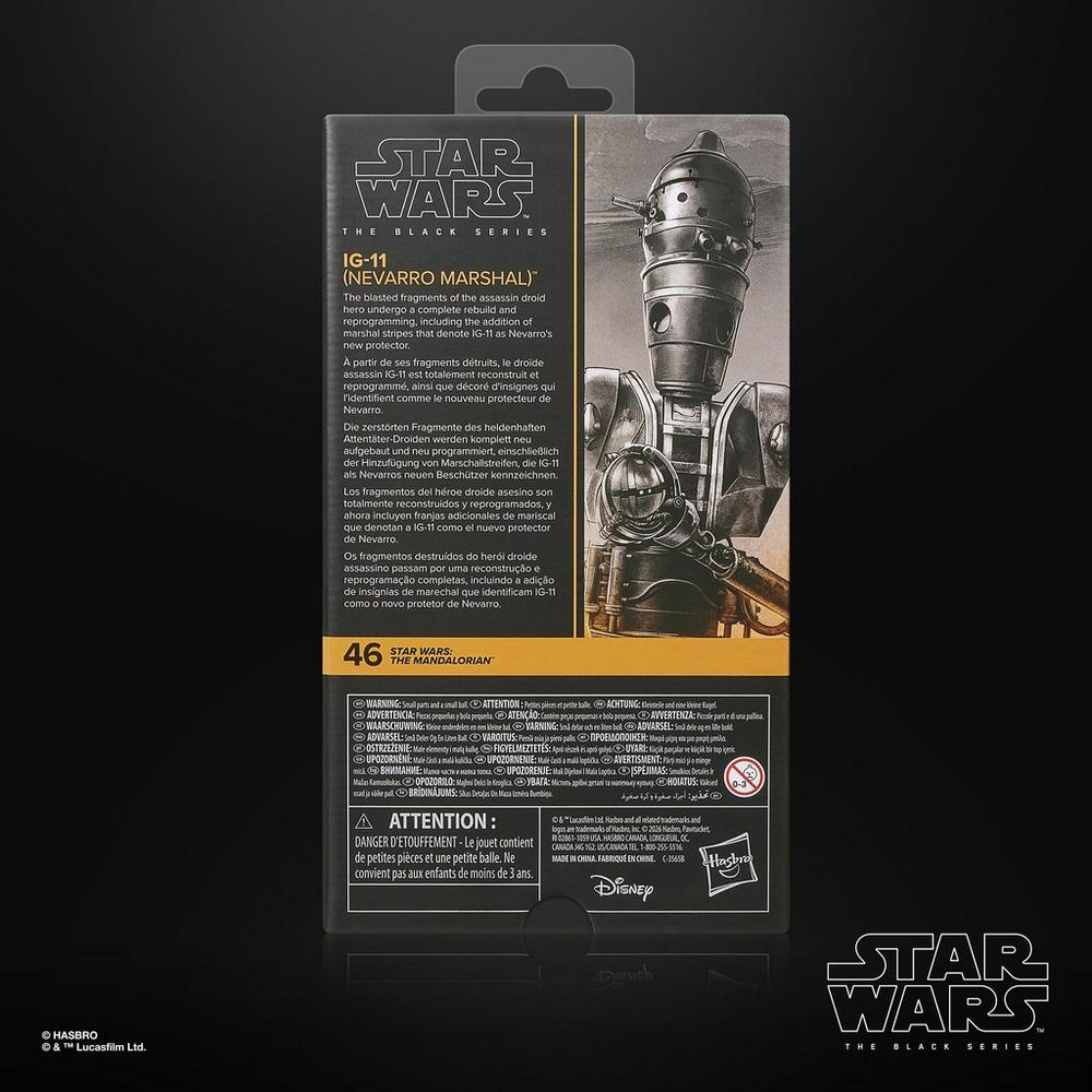 STAR WARS The Black Series IG-11 (Nevarro Marshal), Star Wars: The Mandalorian