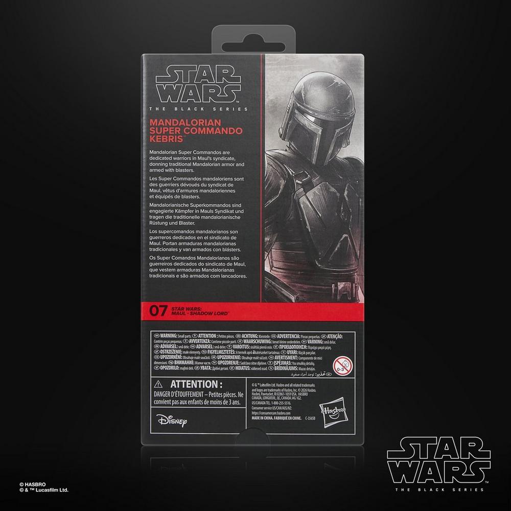 STAR WARS The Black Series Mandalorian Super Commando Kebris, STAR WARS: Maul – Shadow Lord™