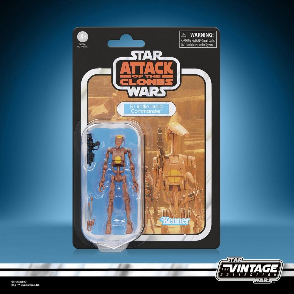 STAR WARS The Vintage Collection B1 Battle Droid Commander, STAR WARS: Attack of the Clones