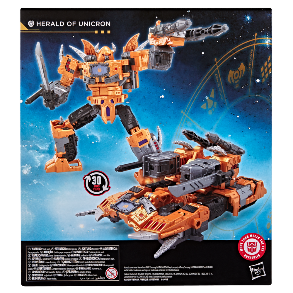 Transformers Age of the Primes Leader Class Herald of Unicron