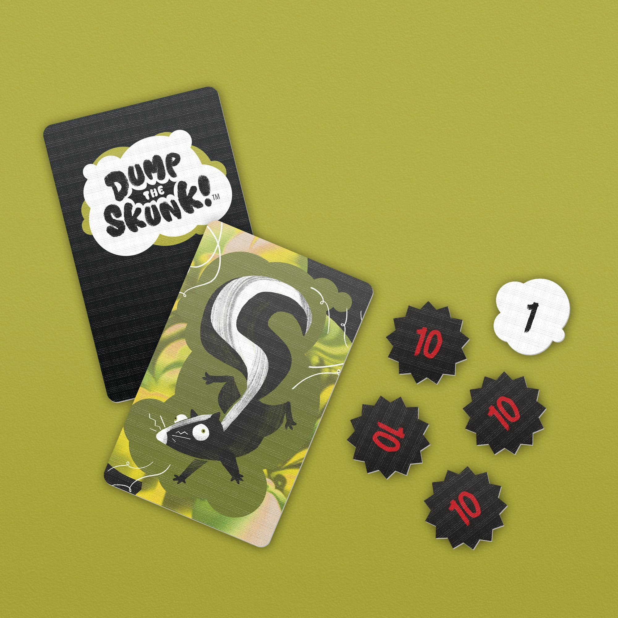 Dump the Skunk! Family Card Game