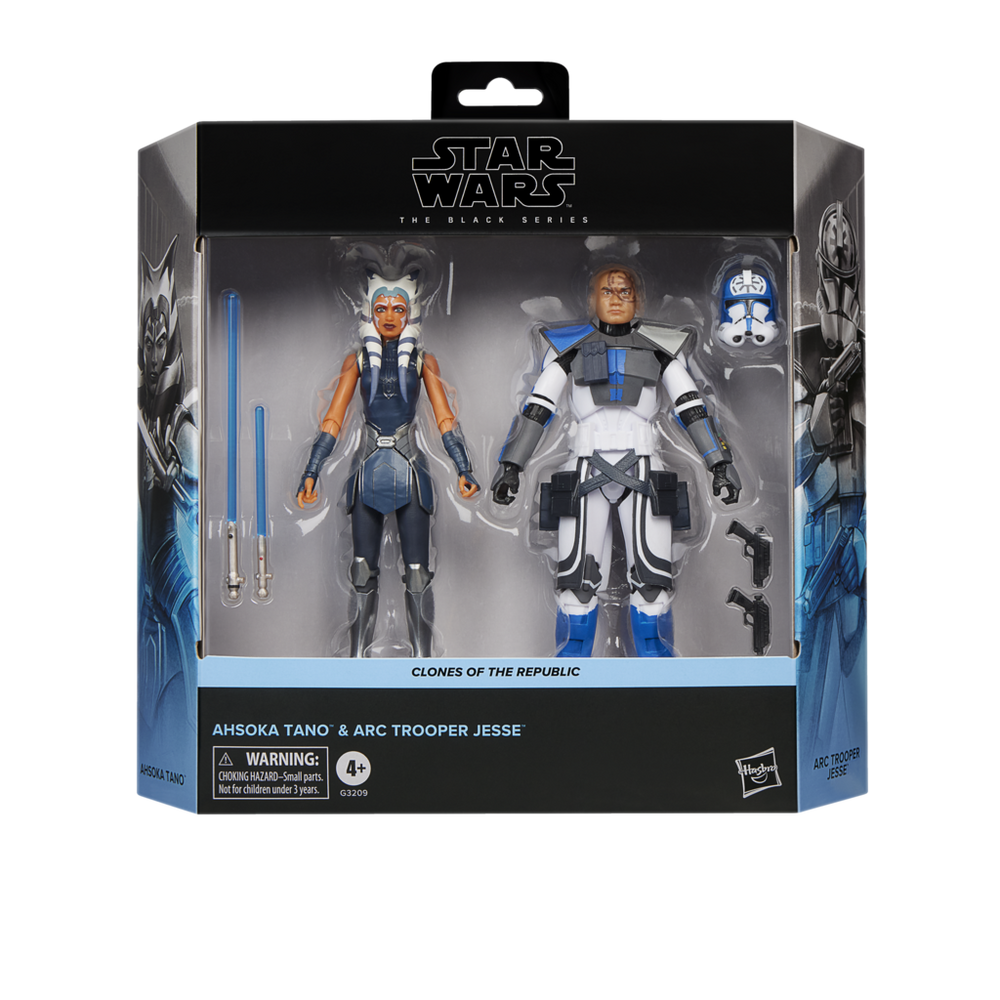 STAR WARS The Black Series Ahsoka Tano & ARC Trooper Jesse, The Clone Wars