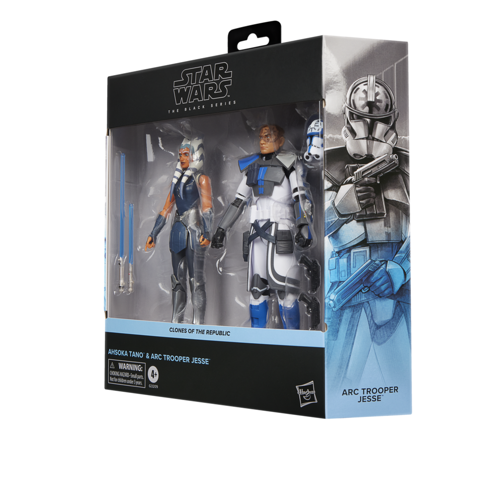 STAR WARS The Black Series Ahsoka Tano & ARC Trooper Jesse, The Clone Wars