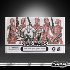 STAR WARS The Vintage Collection Super Battle Droid & Battle Droids (Geonosis)