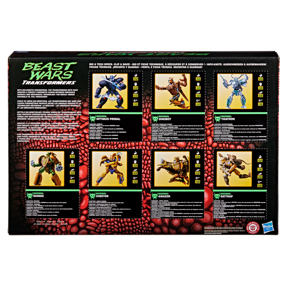 Transformers Beast Wars Maximal Collection