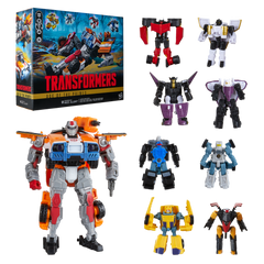 Transformers Age of the Primes Voyager Class Powerlinx Red Alert and 8 Mini-Con Pack