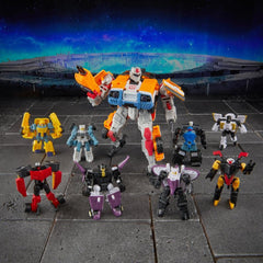 Transformers Age of the Primes Voyager Class Powerlinx Red Alert and 8 Mini-Con Pack