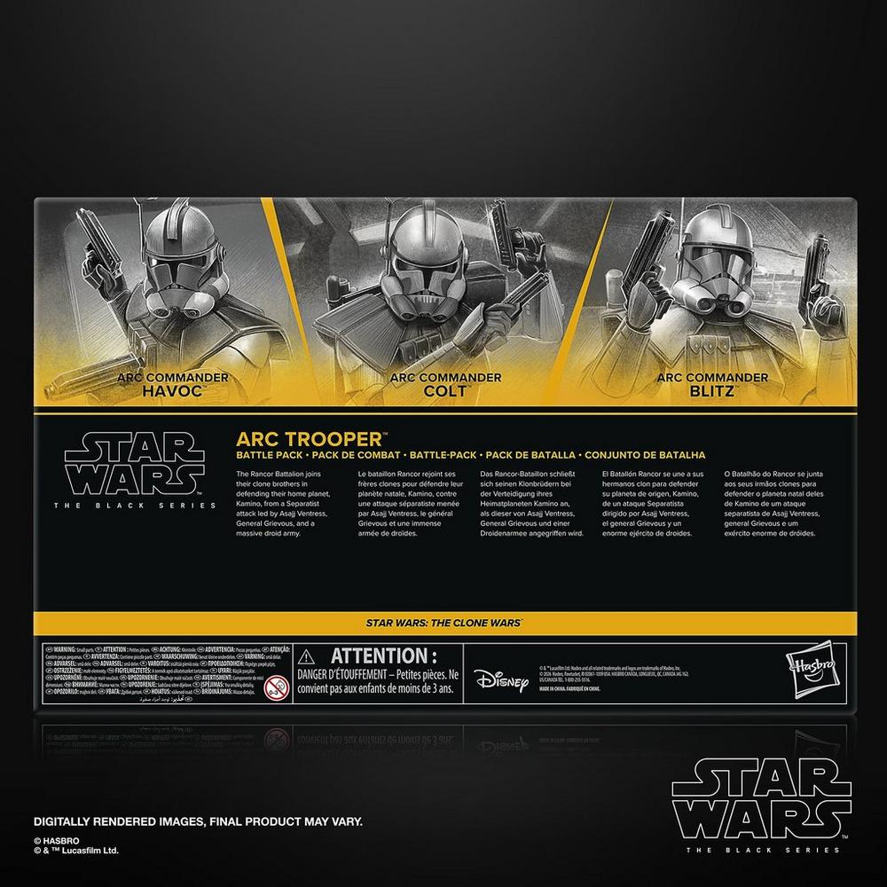 STAR WARS The Black Series ARC Trooper Battle Pack