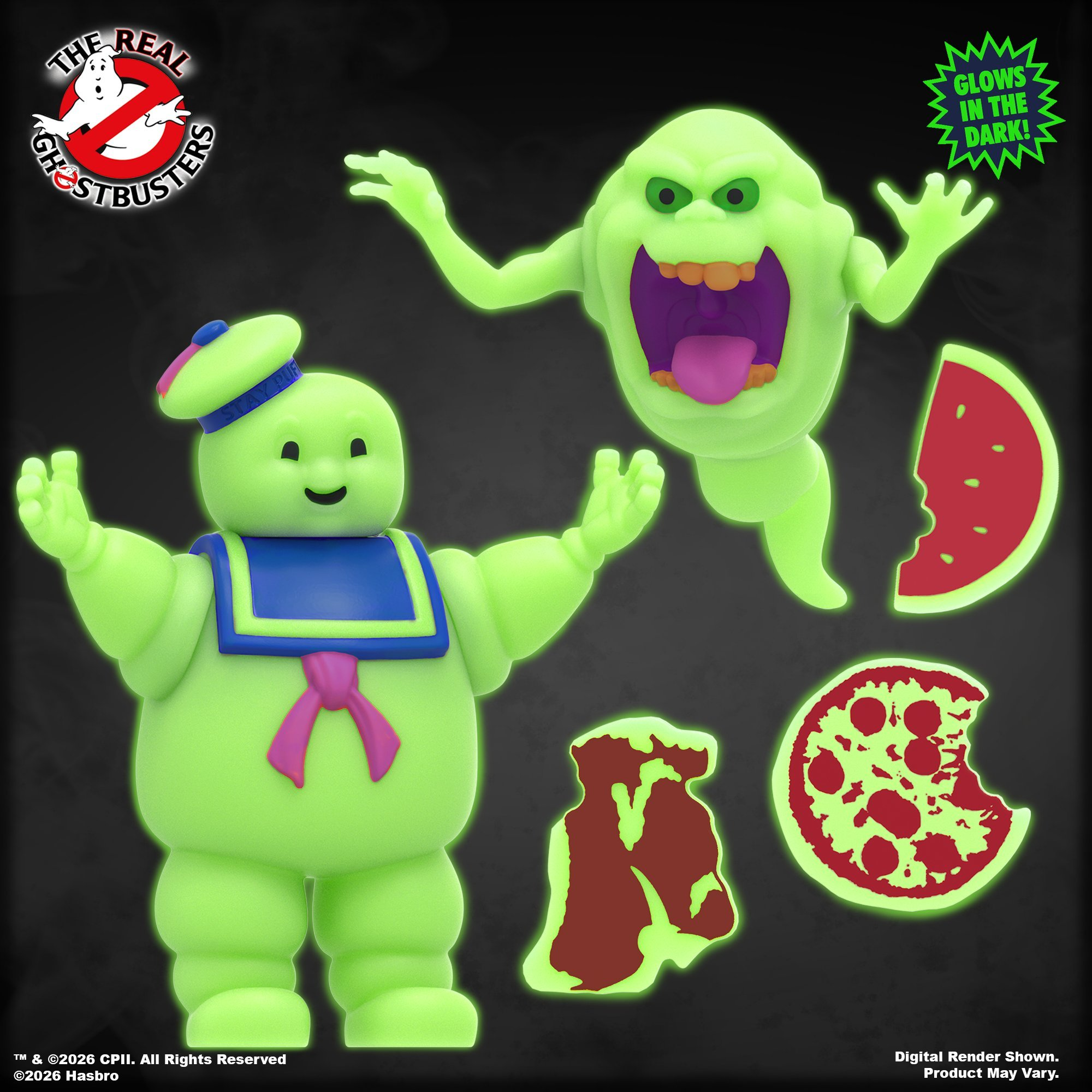 Ghostbusters Kenner Classics The Real Ghostbusters Ecto-Glow Classic Ghosts