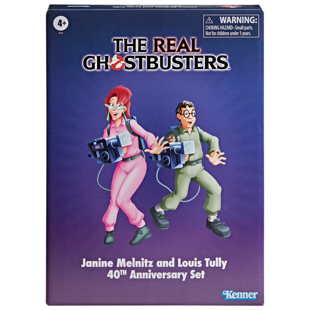 The Real Ghostbusters Kenner Classics Janine Melnitz and Louis Tully 40th Anniversary Set