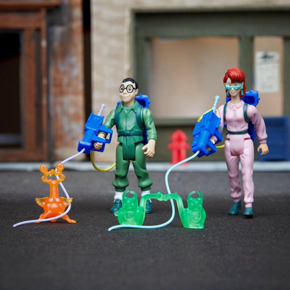 The Real Ghostbusters Kenner Classics Janine Melnitz and Louis Tully 40th Anniversary Set
