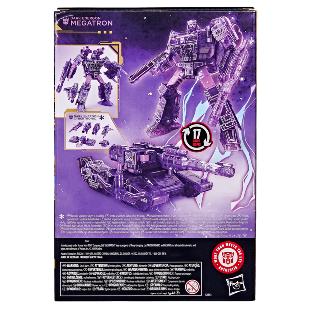 Transformers Age of the Primes Voyager Class Dark Energon Megatron