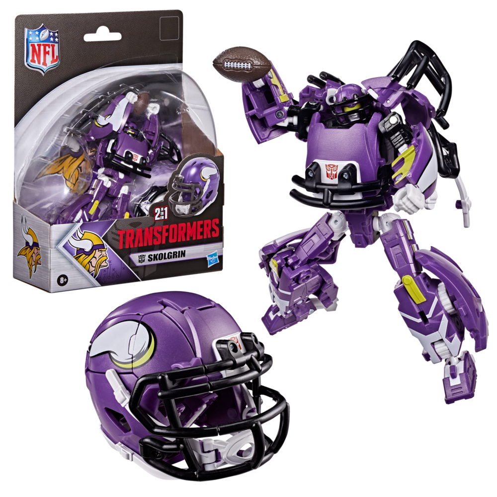 Transformers NFL Minnesota Vikings Skolgrin