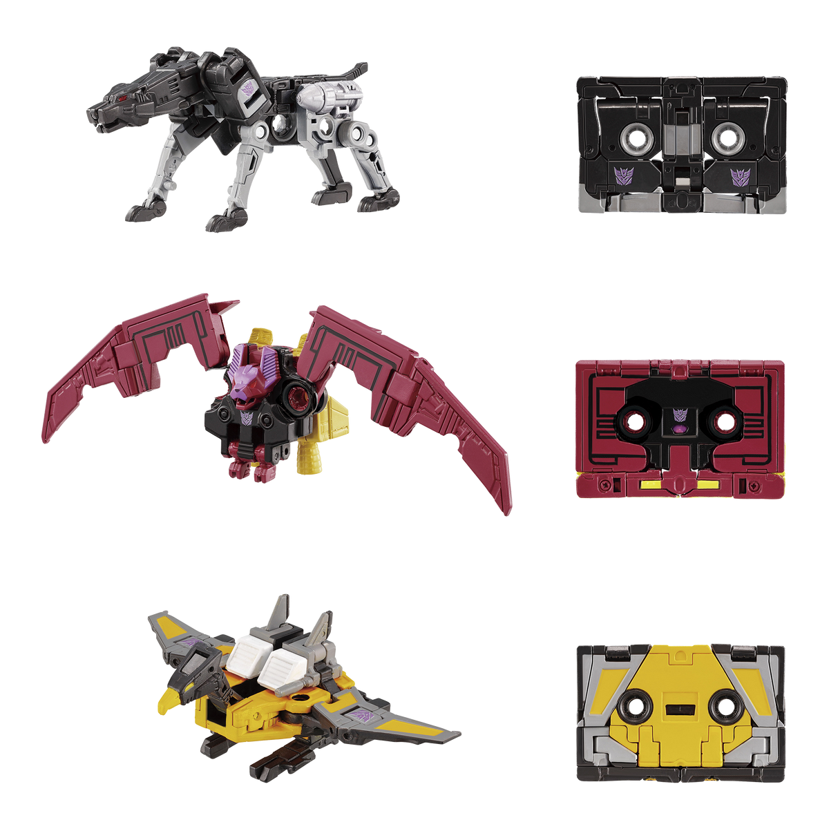 Transformers Takara Tomy MPG-22 Jaguar, Buzzsaw, & Ratbat