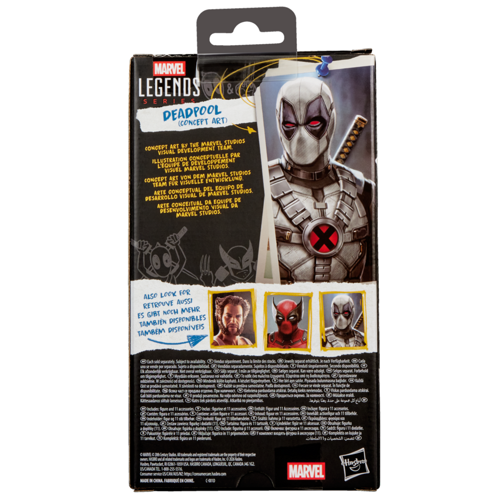 Marvel Legends Series Deadpool (Concept Art), Marvel Studios’ Deadpool & Wolverine