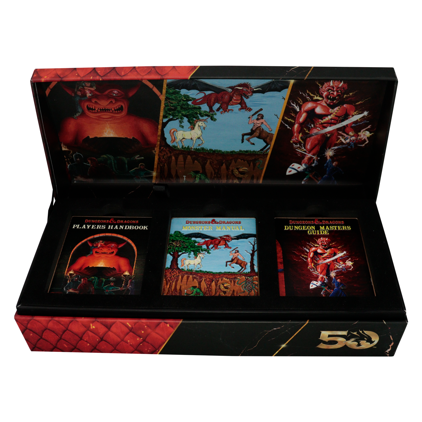 Dungeons & Dragons 50th Anniversary Limited Edition, 1st Edition Book Cover Ingot Set