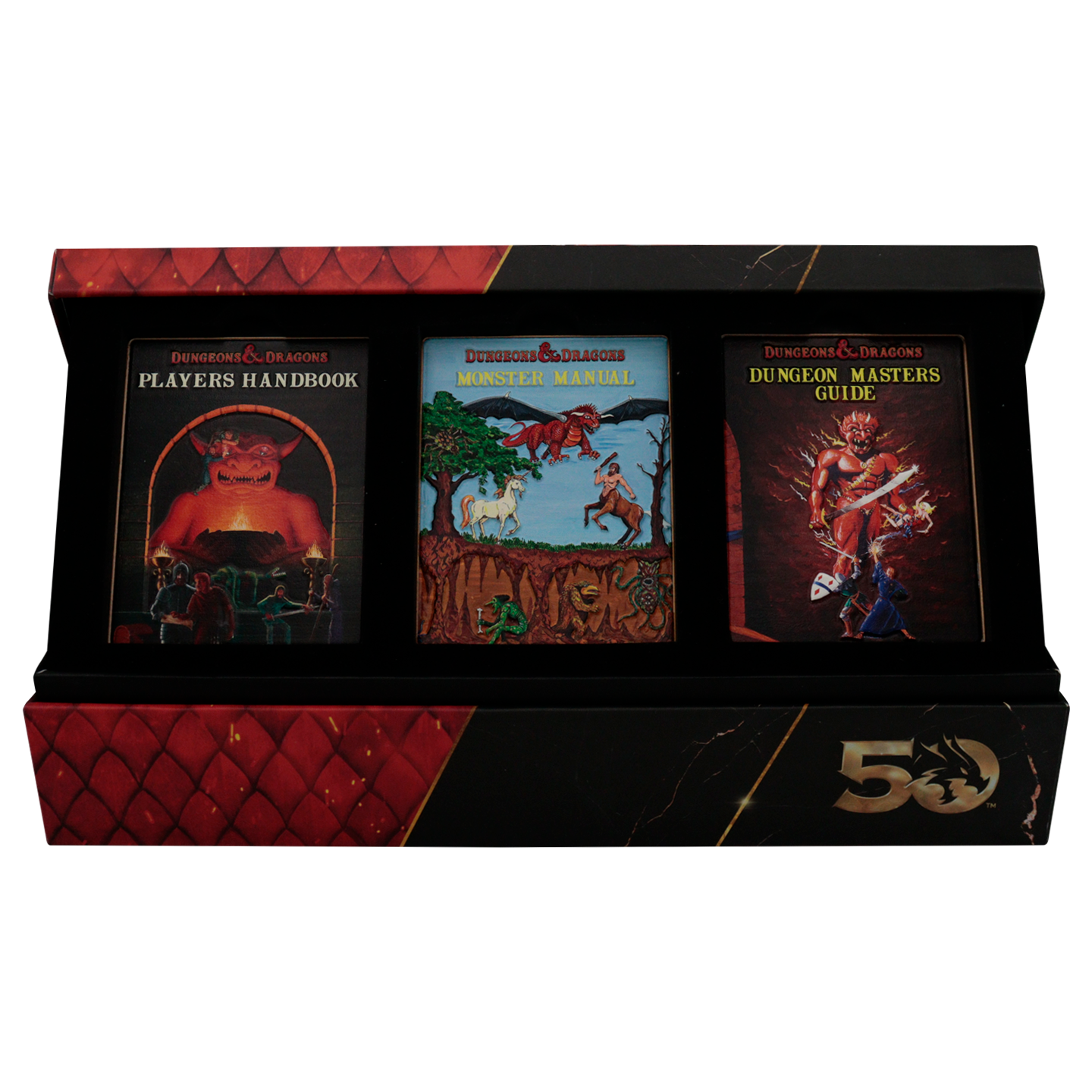 Dungeons & Dragons 50th Anniversary Limited Edition, 1st Edition Book Cover Ingot Set