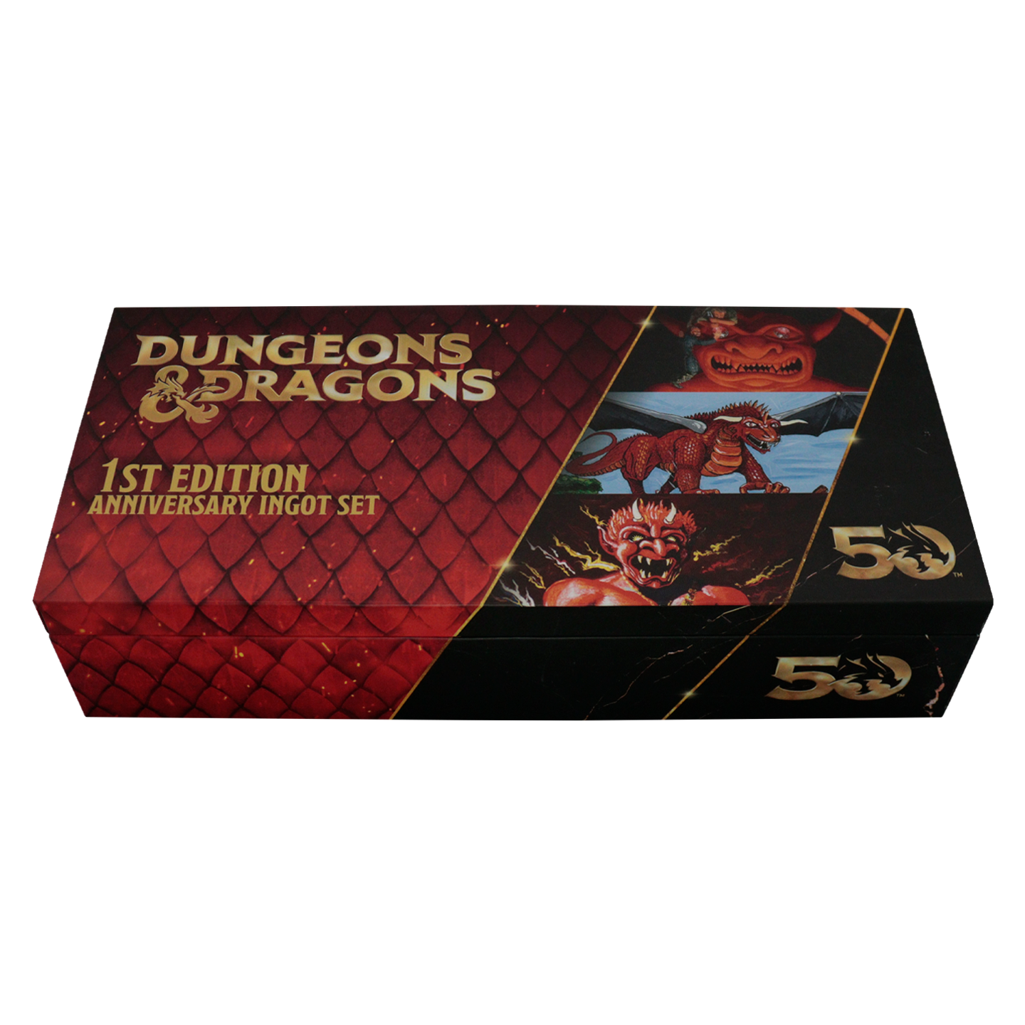 Dungeons & Dragons 50th Anniversary Limited Edition, 1st Edition Book Cover Ingot Set