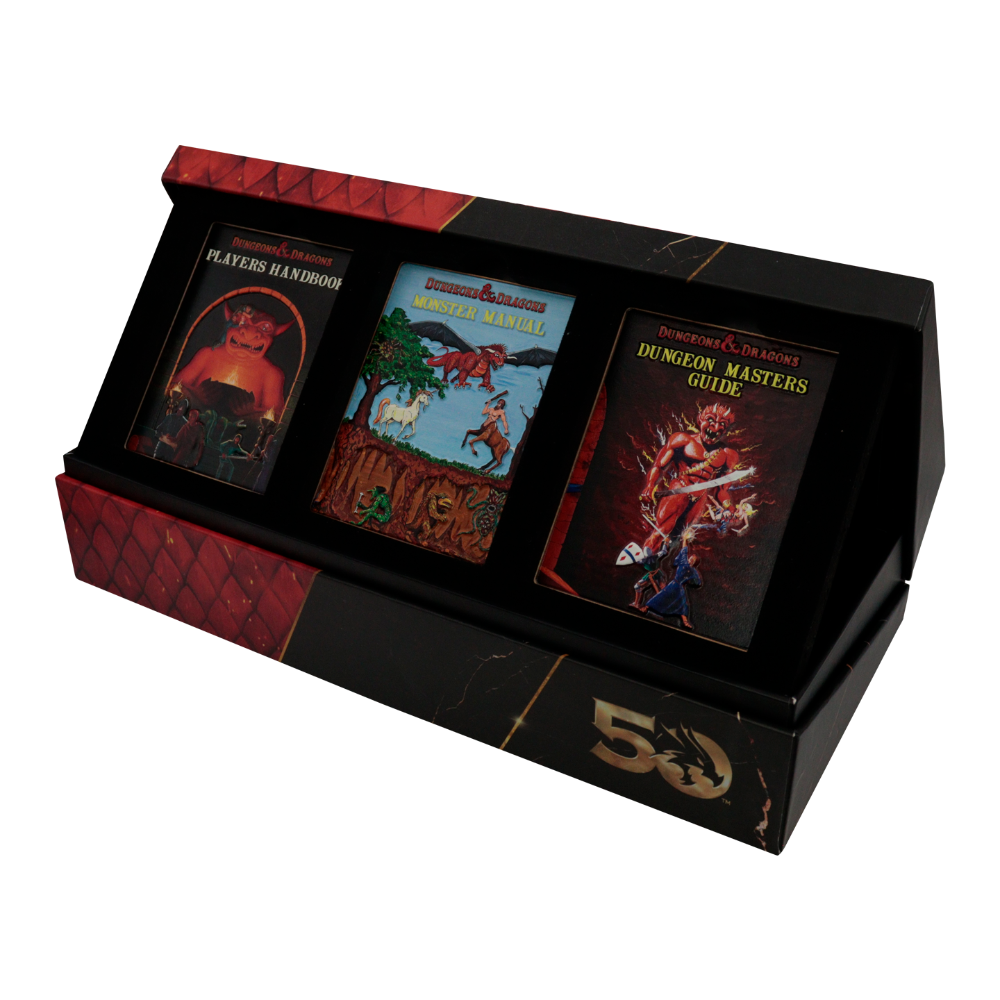 Dungeons & Dragons 50th Anniversary Limited Edition, 1st Edition Book Cover Ingot Set