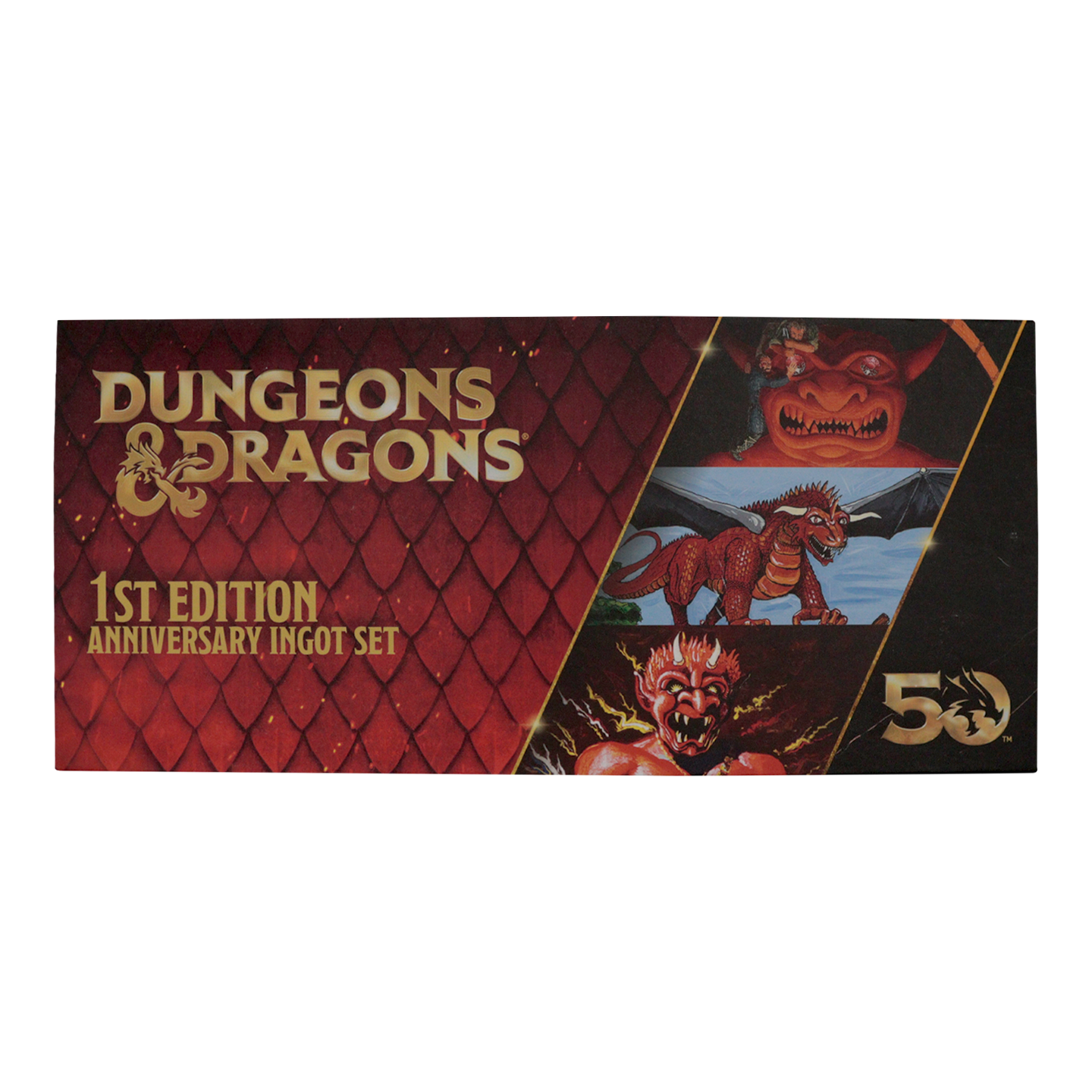 Dungeons & Dragons 50th Anniversary Limited Edition, 1st Edition Book Cover Ingot Set