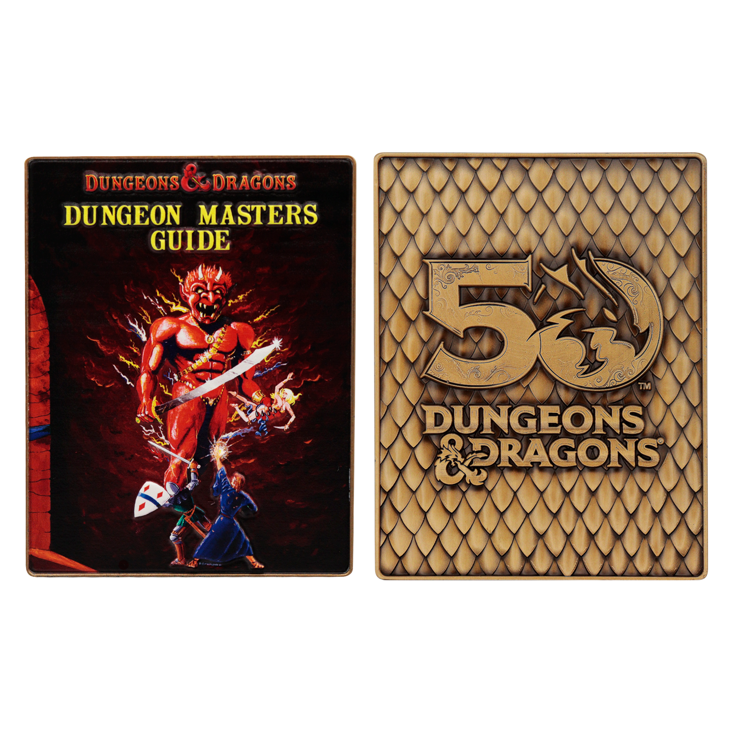 Dungeons & Dragons 50th Anniversary Limited Edition, 1st Edition Book Cover Ingot Set