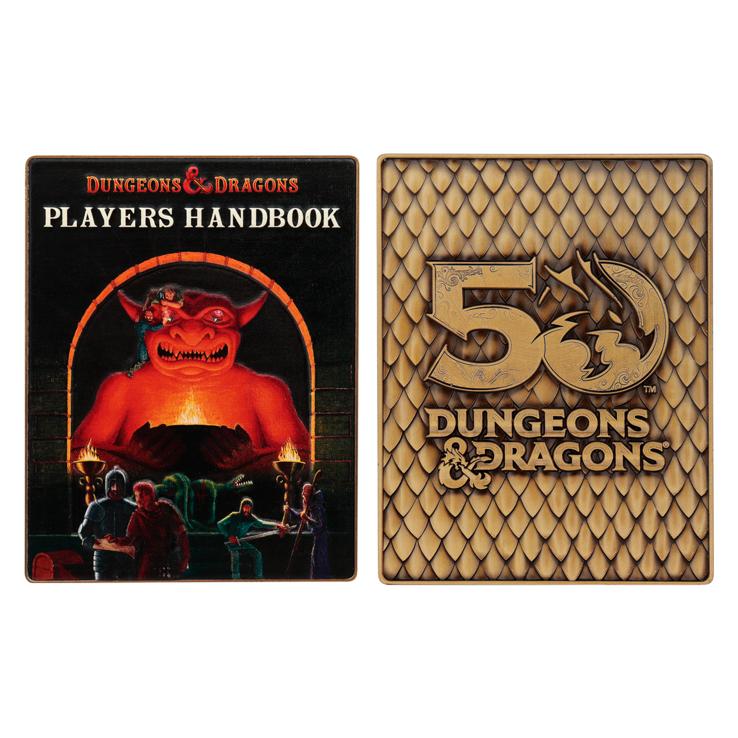 Dungeons & Dragons 50th Anniversary Limited Edition, 1st Edition Book Cover Ingot Set