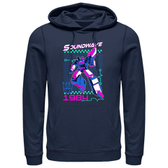 Transformers Soundwave Retro Men's Hooded Fleece Sweatshirt