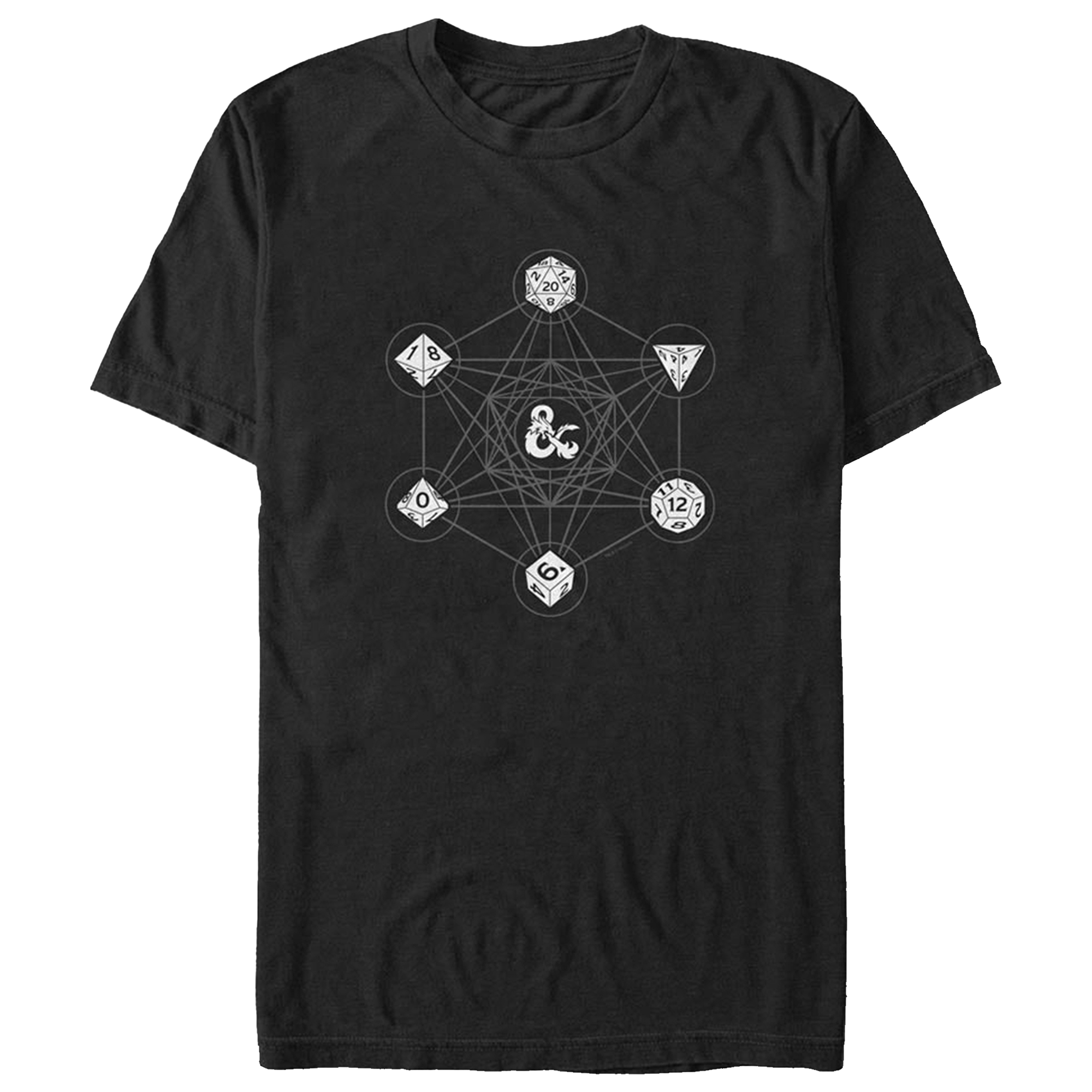 Dungeons & Dragons 6 DIE Men's T-Shirt