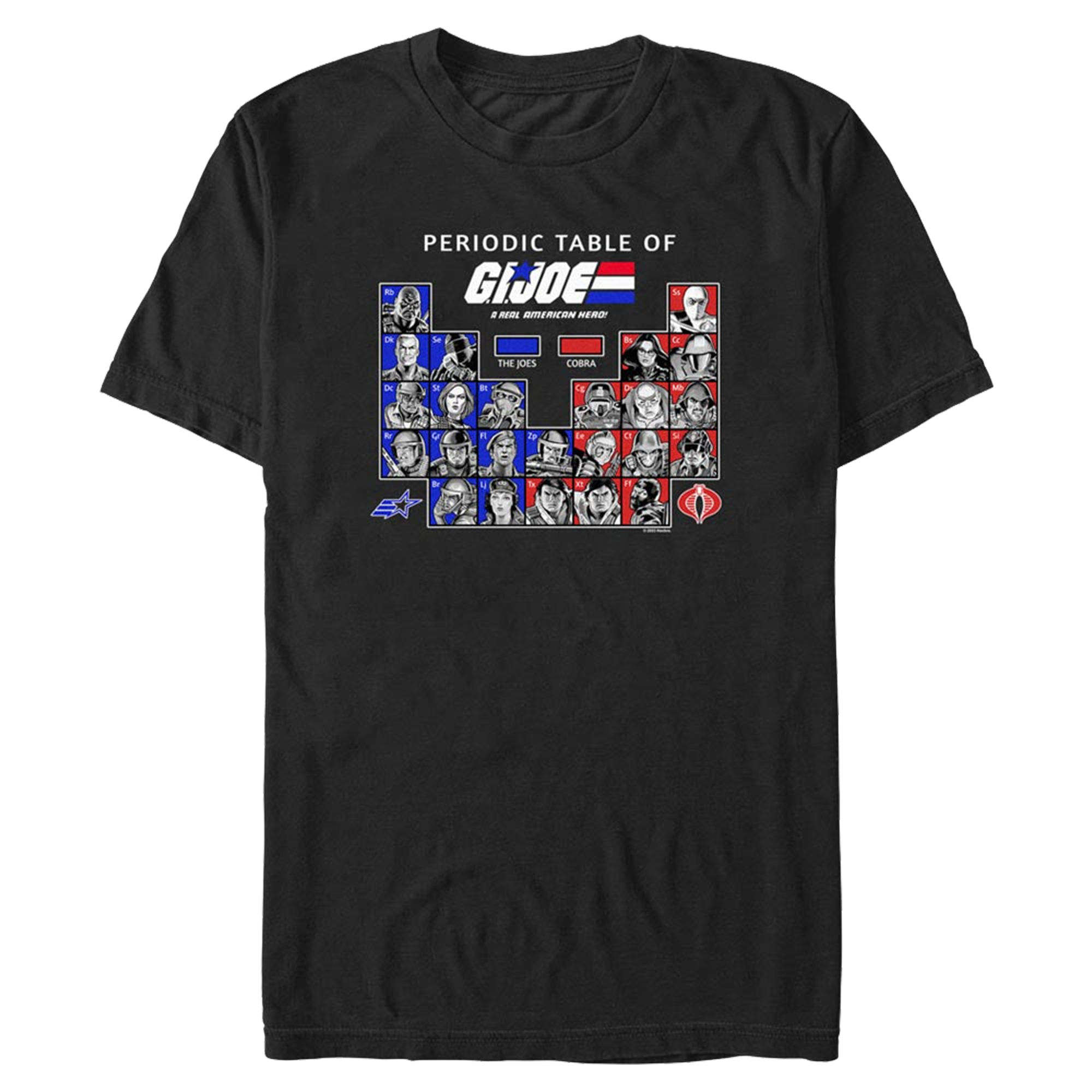 G.I. Joe Simplified Periodic Joes Men's T-Shirt
