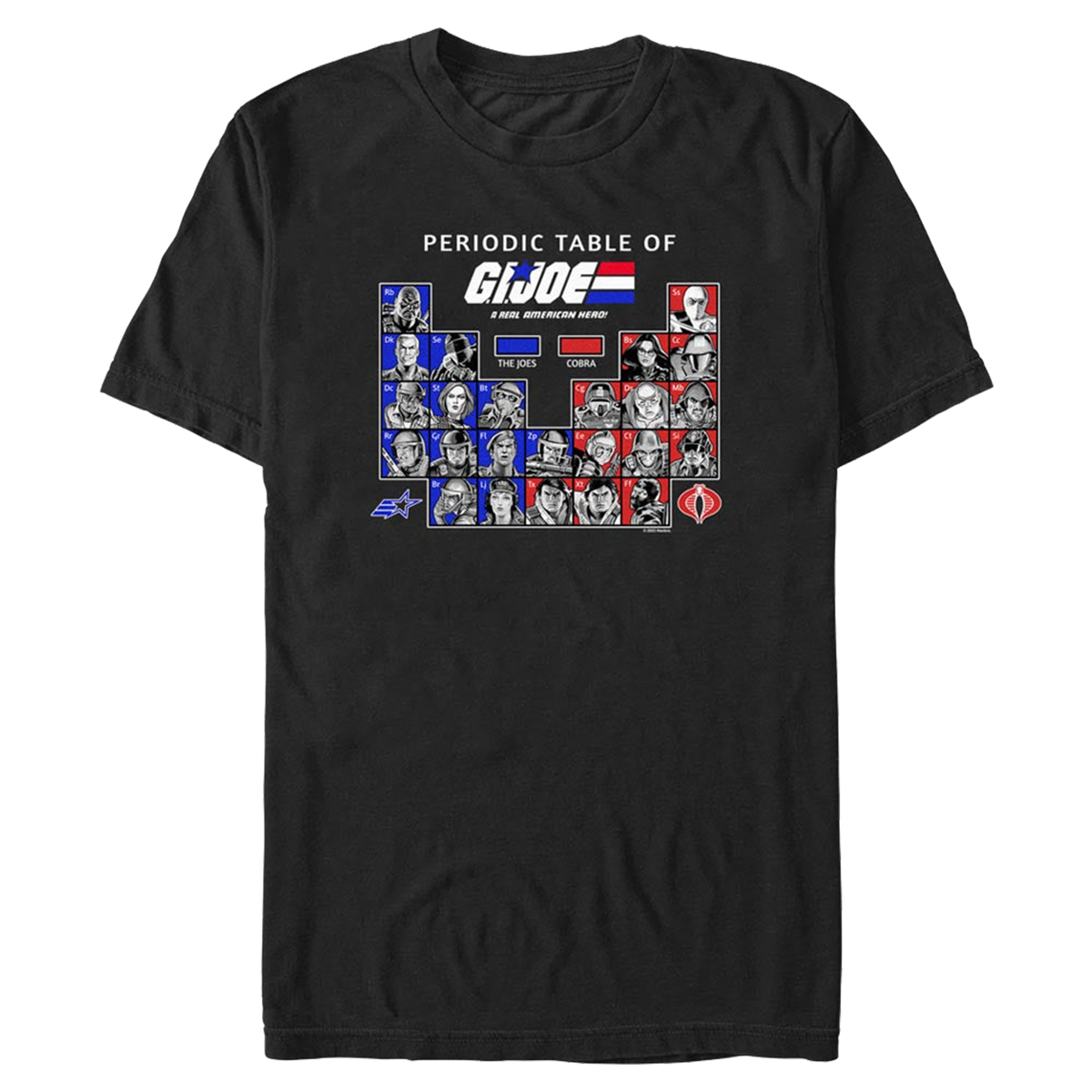 G.I. Joe Simplified Periodic Joes Men's T-Shirt