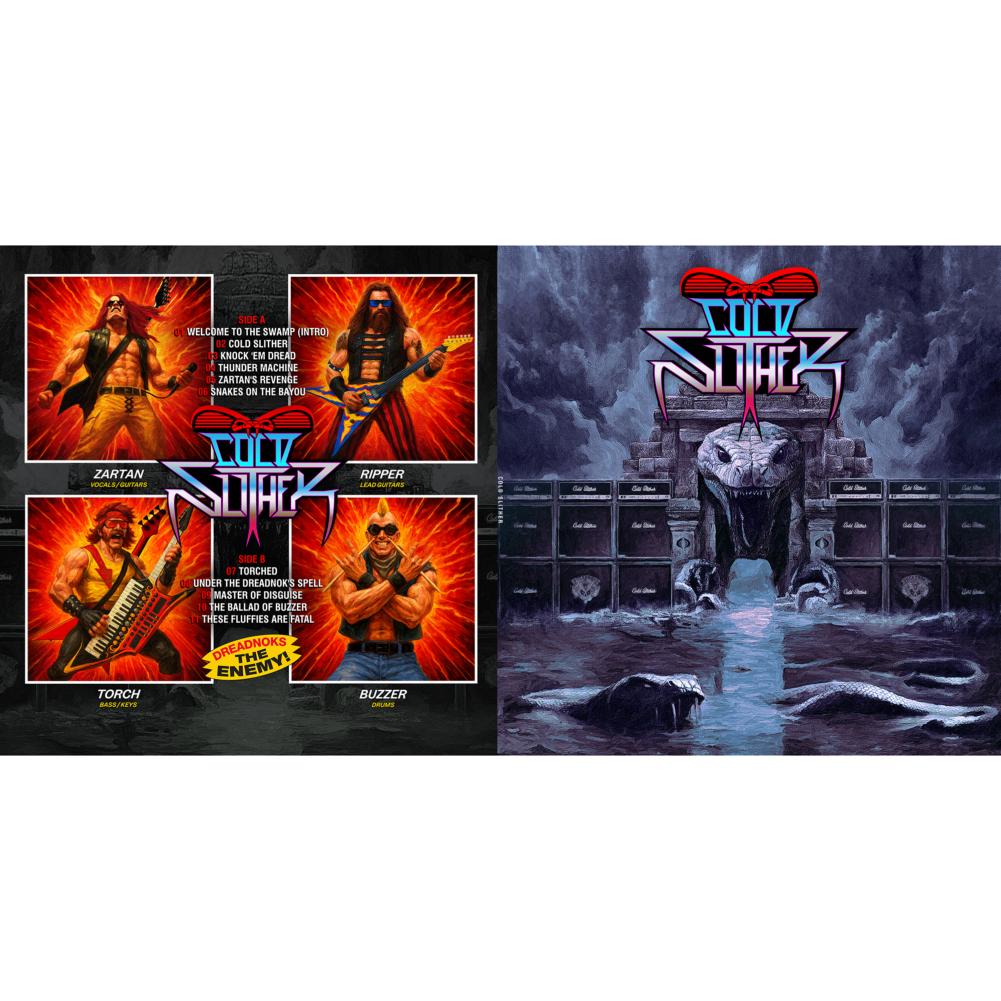Cold Slither Dreadnok Attack Marble 1LP Vinyl