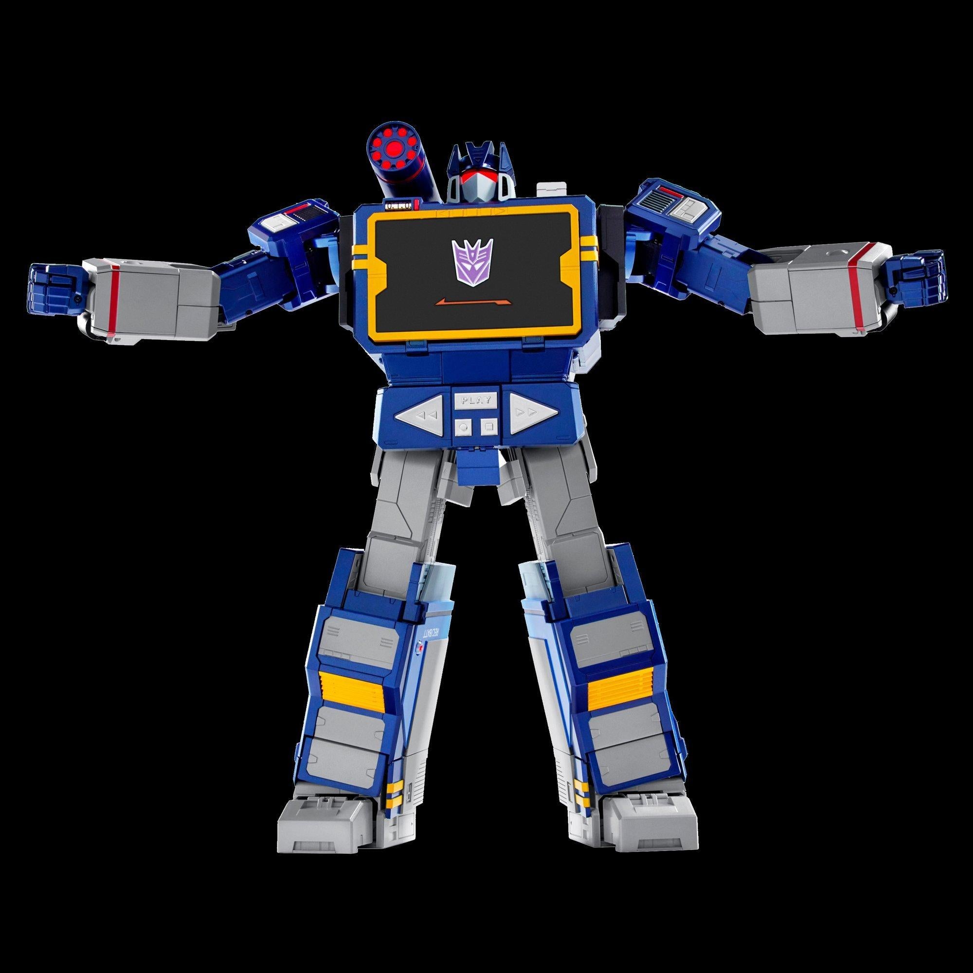 Transformers G1 Flagship Soundwave Auto-Converting Robot by Robosen