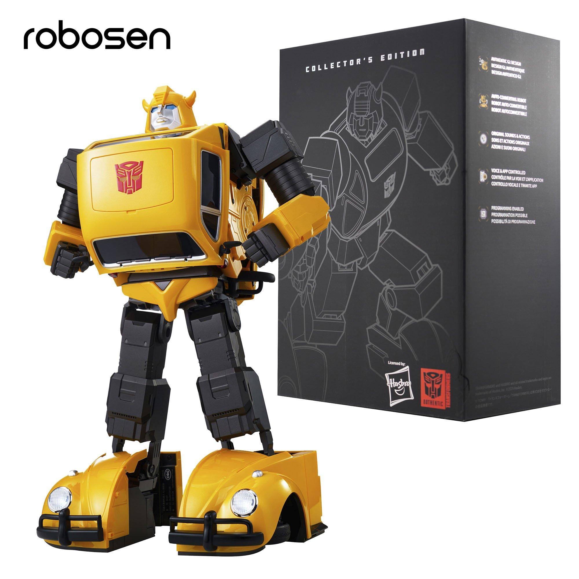 Transformers Bumblebee G1 Flagship Series, Auto-Converting Robot by Robosen