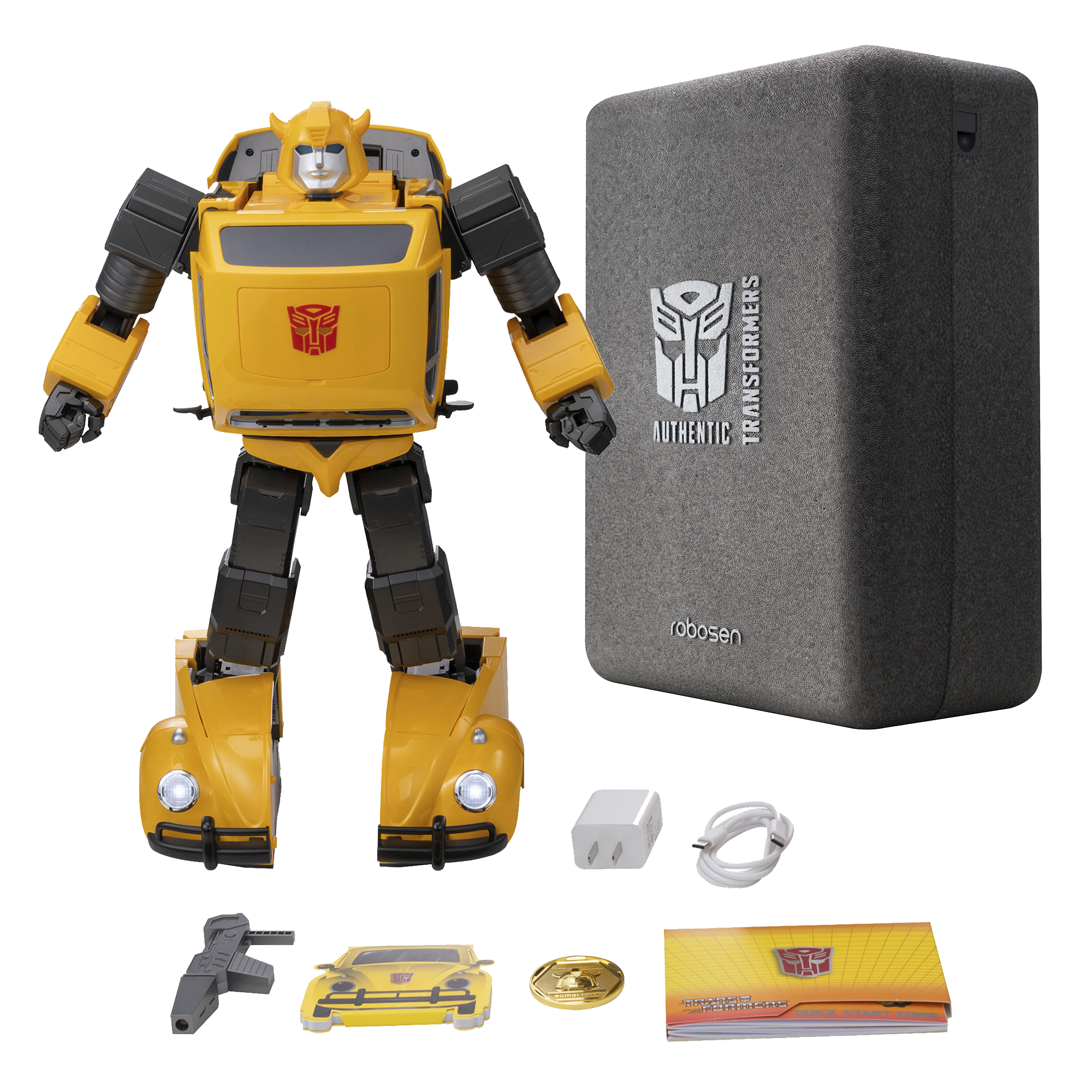 Transformers Bumblebee G1 Flagship Series, Auto-Converting Robot by Robosen