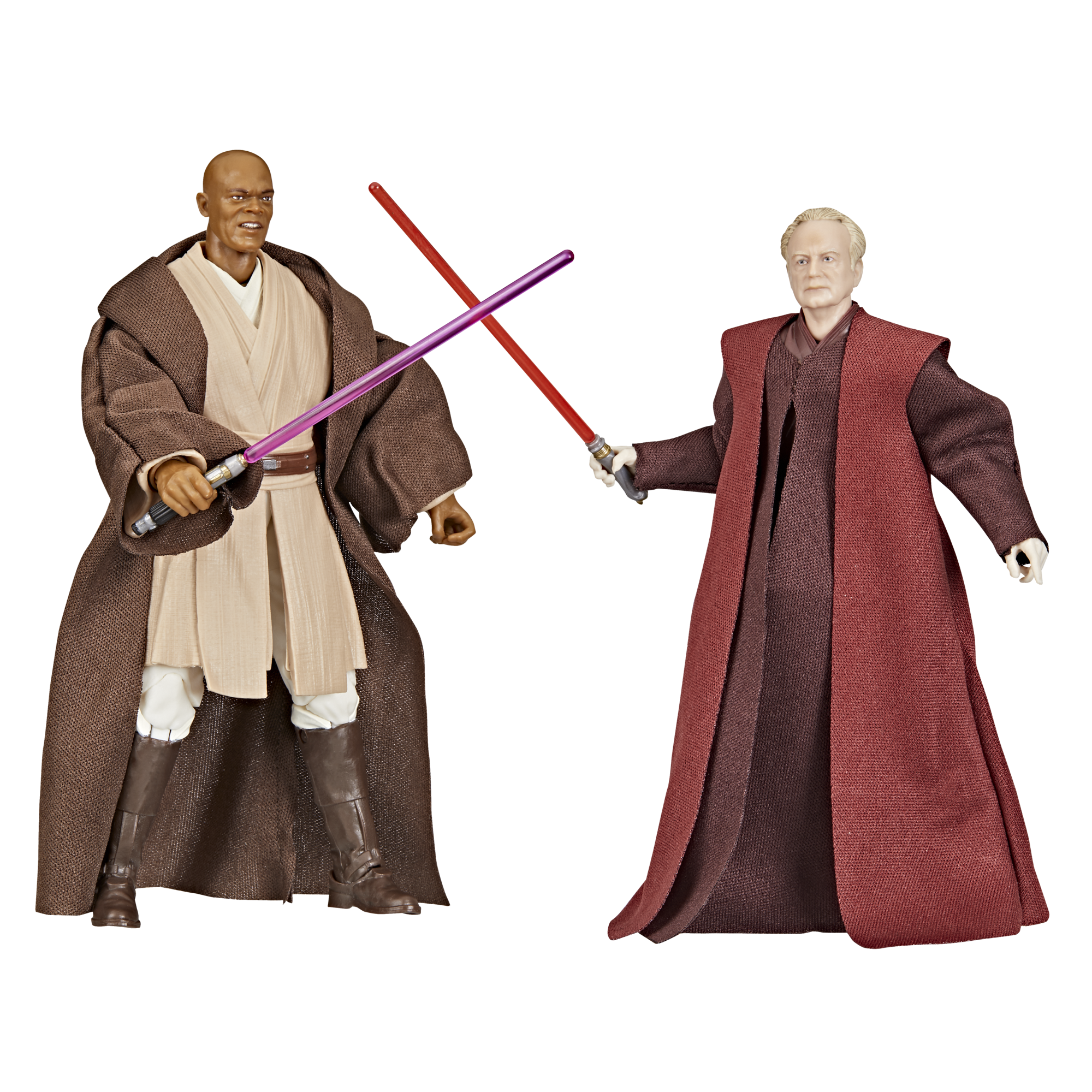 Star Wars The Black Series Mace Windu & Darth Sidious